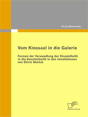 cover image of Vom Kinosaal in die Galerie